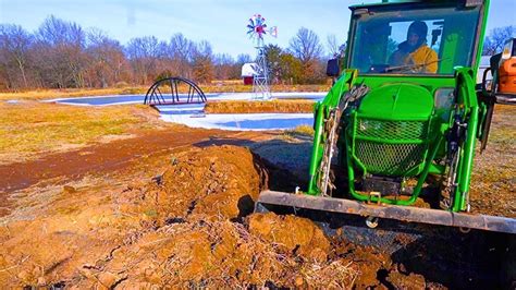 mini excavator frozen ground|Digging in frozen ground .